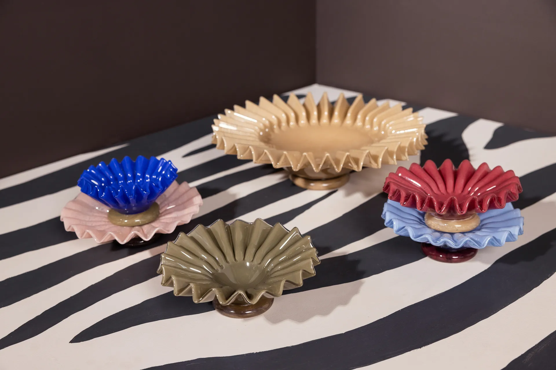 로리 보울 M Ø18 cm, Green-beige Byon | 바이온