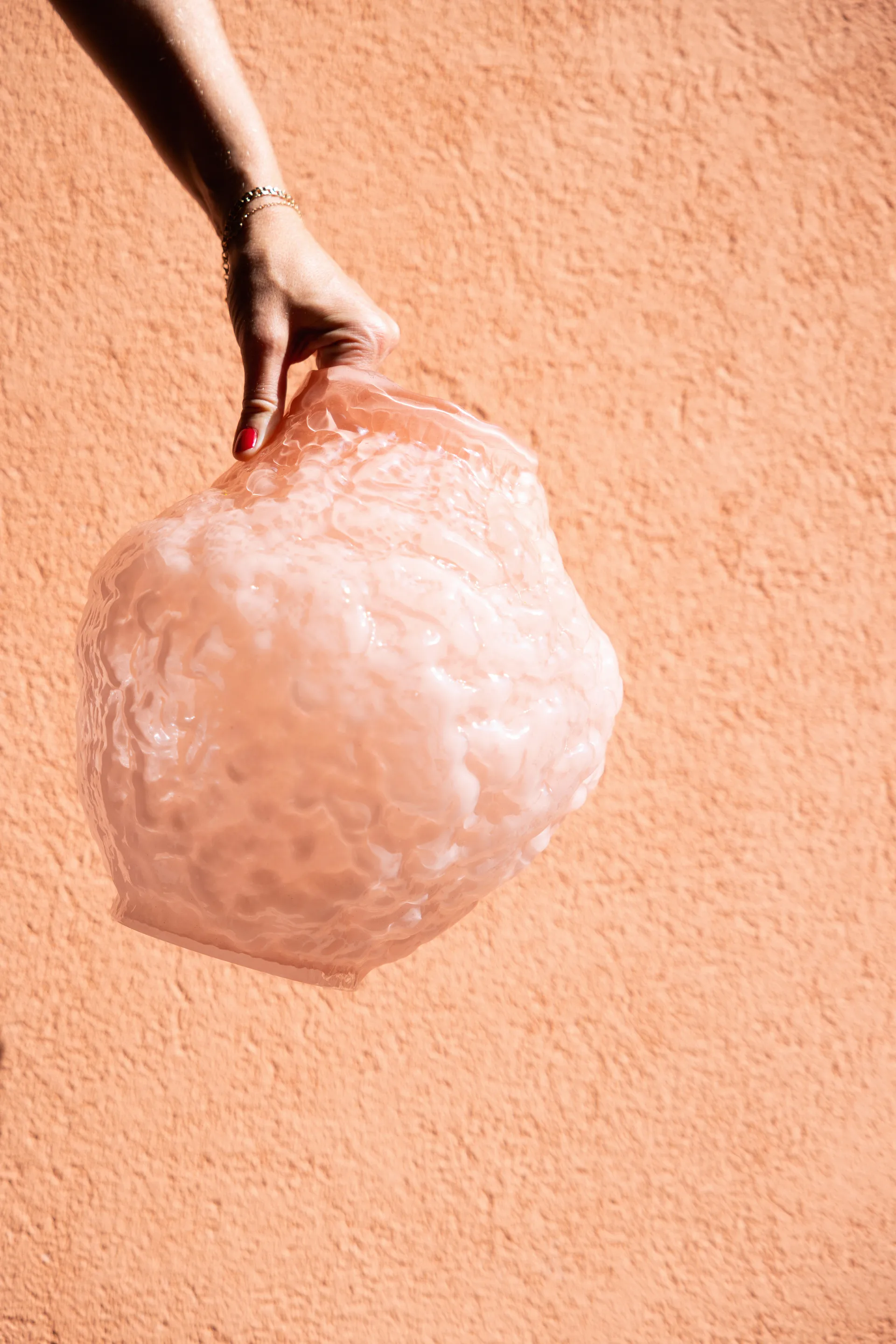 코랄로 화병 M 26x28x27 cm, Pink Byon | 바이온