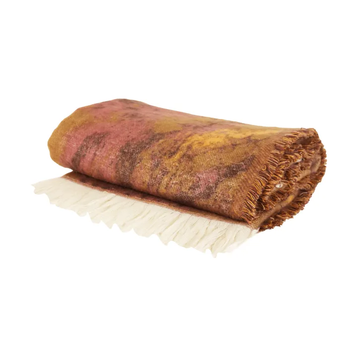 Mavi 스로우 - Brown-beige-wine red, 130x170 cm - Byon | 바이온