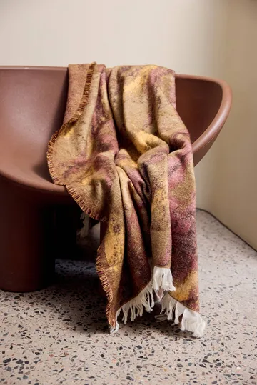 Mavi 스로우 - Brown-beige-wine red, 130x170 cm - Byon | 바이온