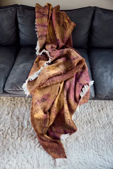 Mavi 스로우 - Brown-beige-wine red, 130x170 cm - Byon | 바이온