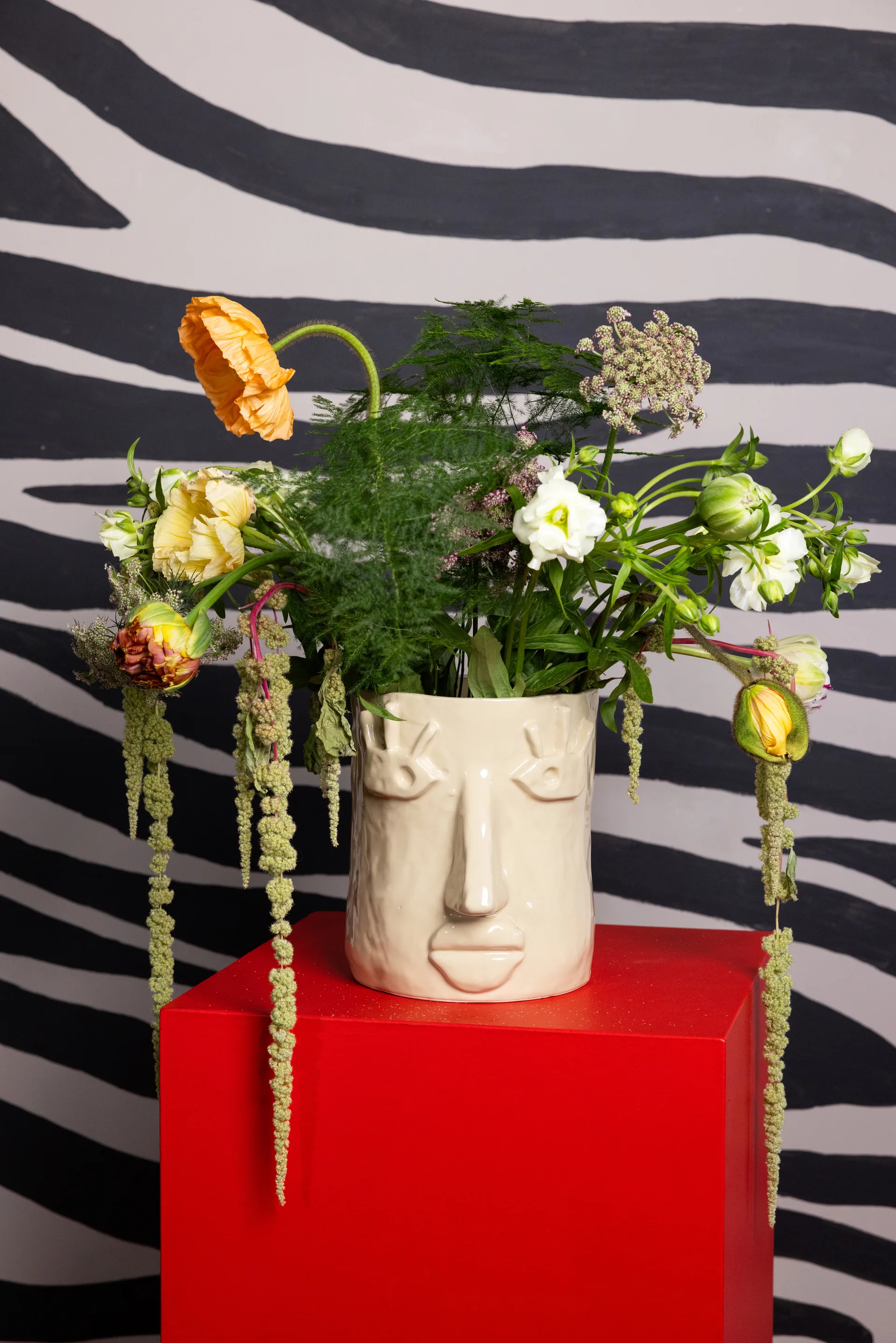 페이시 화병 S 15.5x12x15 cm, Beige Byon | 바이온