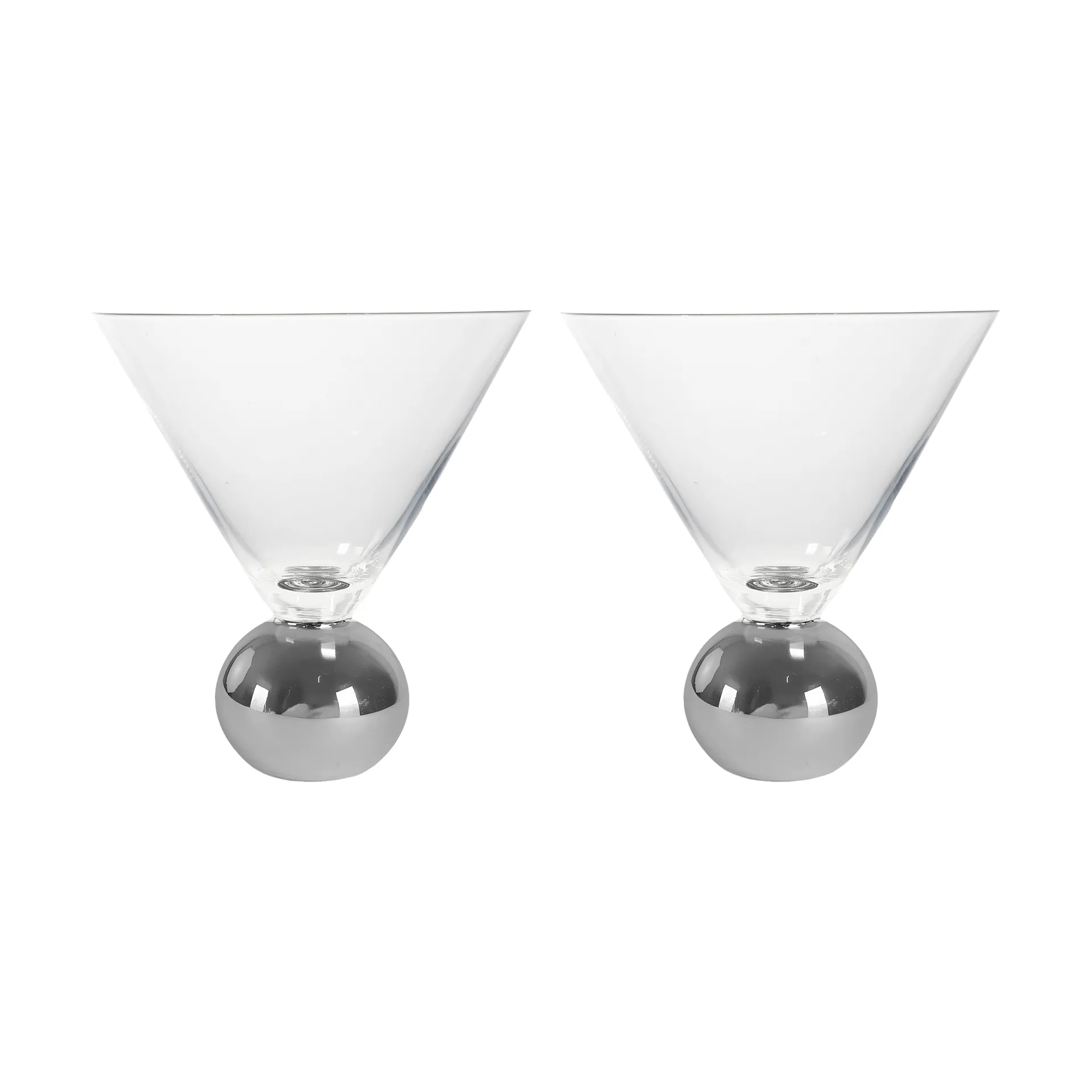 Spice 글래스 24 cl 2개 세트, Clear-silver Byon | 바이온