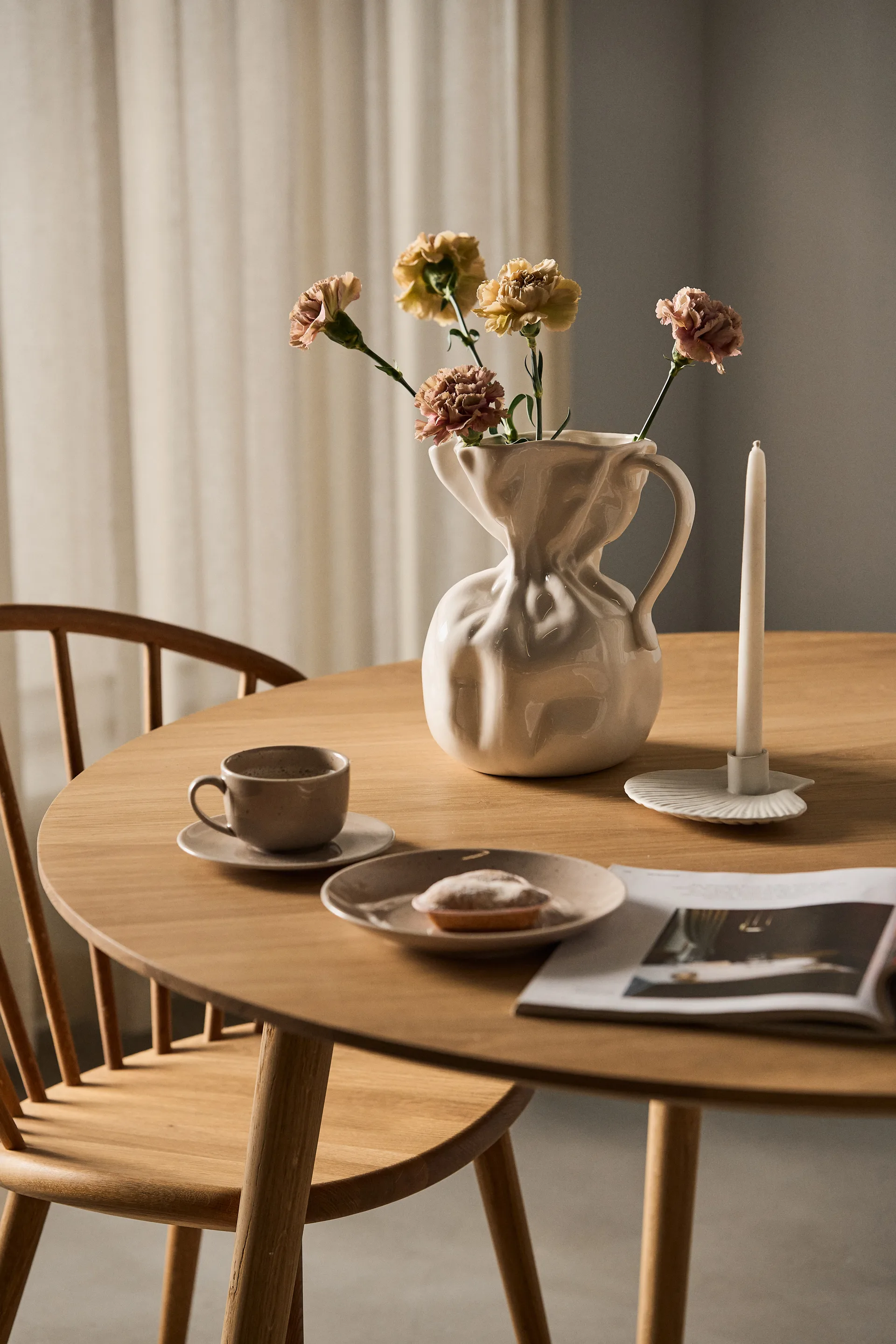 크럼플 화병, white Byon | 바이온