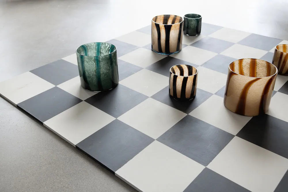 캘로어 캔들홀더 XS Ø10 cm, Black-beige Byon | 바이온