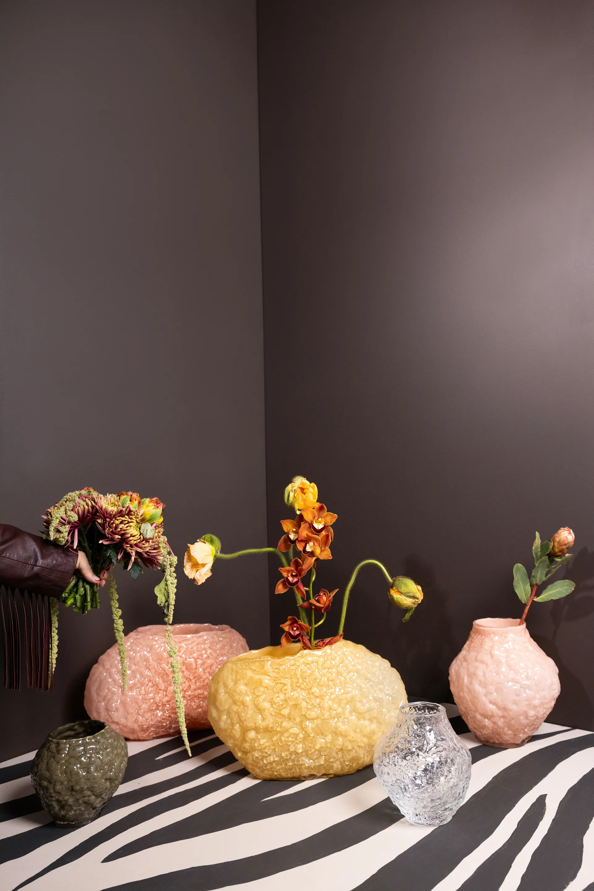 코랄로 화병 XS 19x17x17.5 cm, Green Byon | 바이온