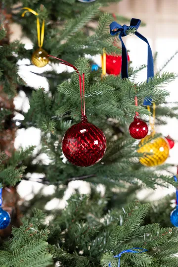 오패시티 크리스마스 트리 볼 XS Ø4 cm 4개 세트 - Yellow - Byon | 바이온