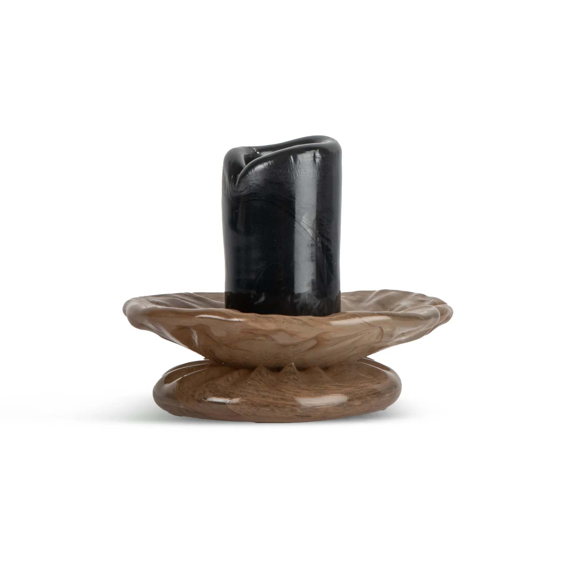 라라 캔들 홀더 XS 9 cm, Black-beige Byon | 바이온