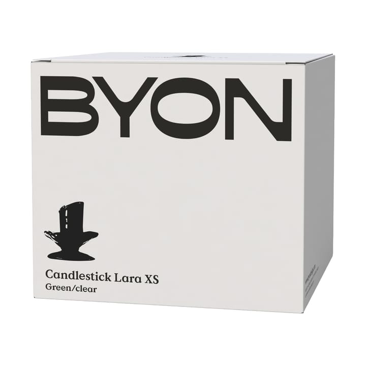 라라 캔들 홀더 XS 9 cm, Green-clear Byon | 바이온