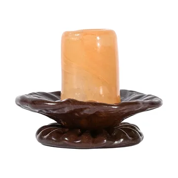 라라 캔들 홀더 XS 9 cm - Orange-brown - Byon | 바이온