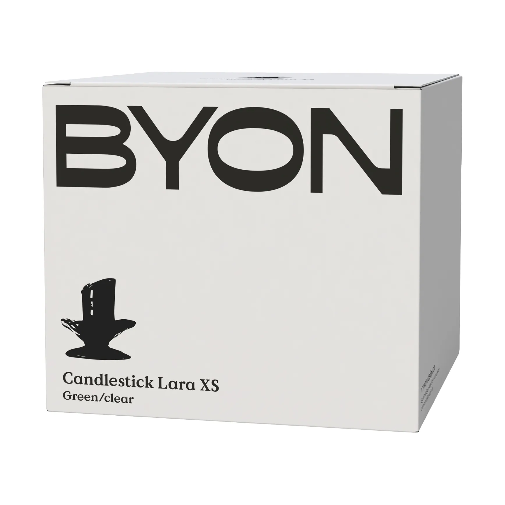 라라 캔들 홀더 XS 9 cm, Orange-brown Byon | 바이온