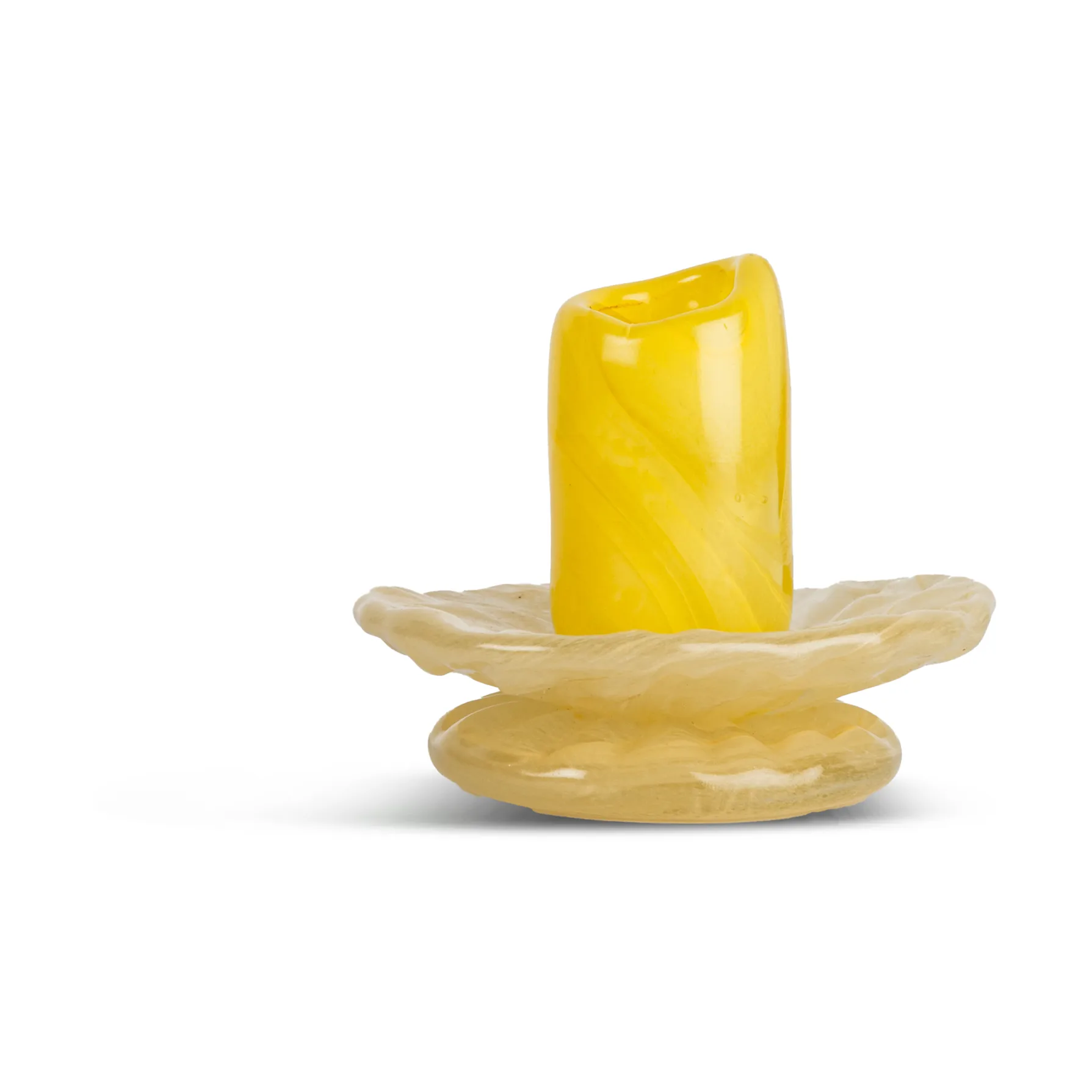 라라 캔들 홀더 XS 9 cm, Yellow-light beige Byon | 바이온