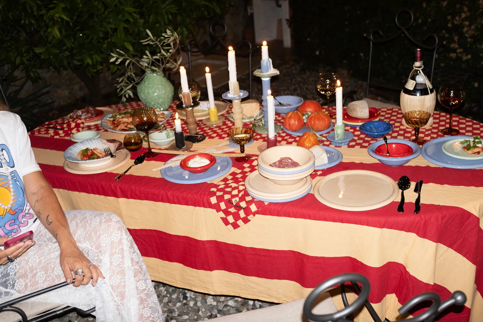 라라 캔들 홀더 XS 9 cm, Yellow-light beige Byon | 바이온