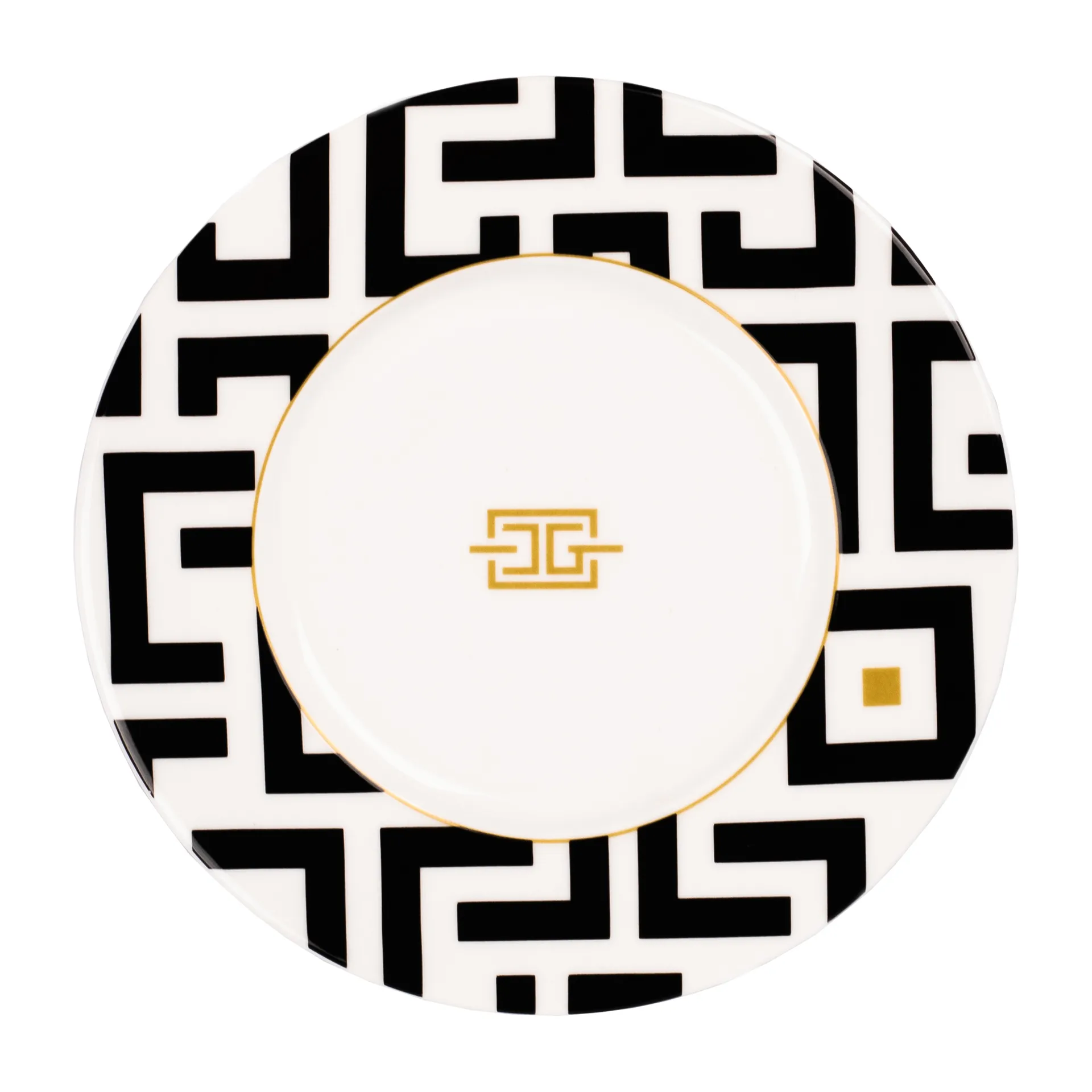 데코 접시 Ø22.5 cm, White-black Carolina Gynning | 카롤리나 귀닝