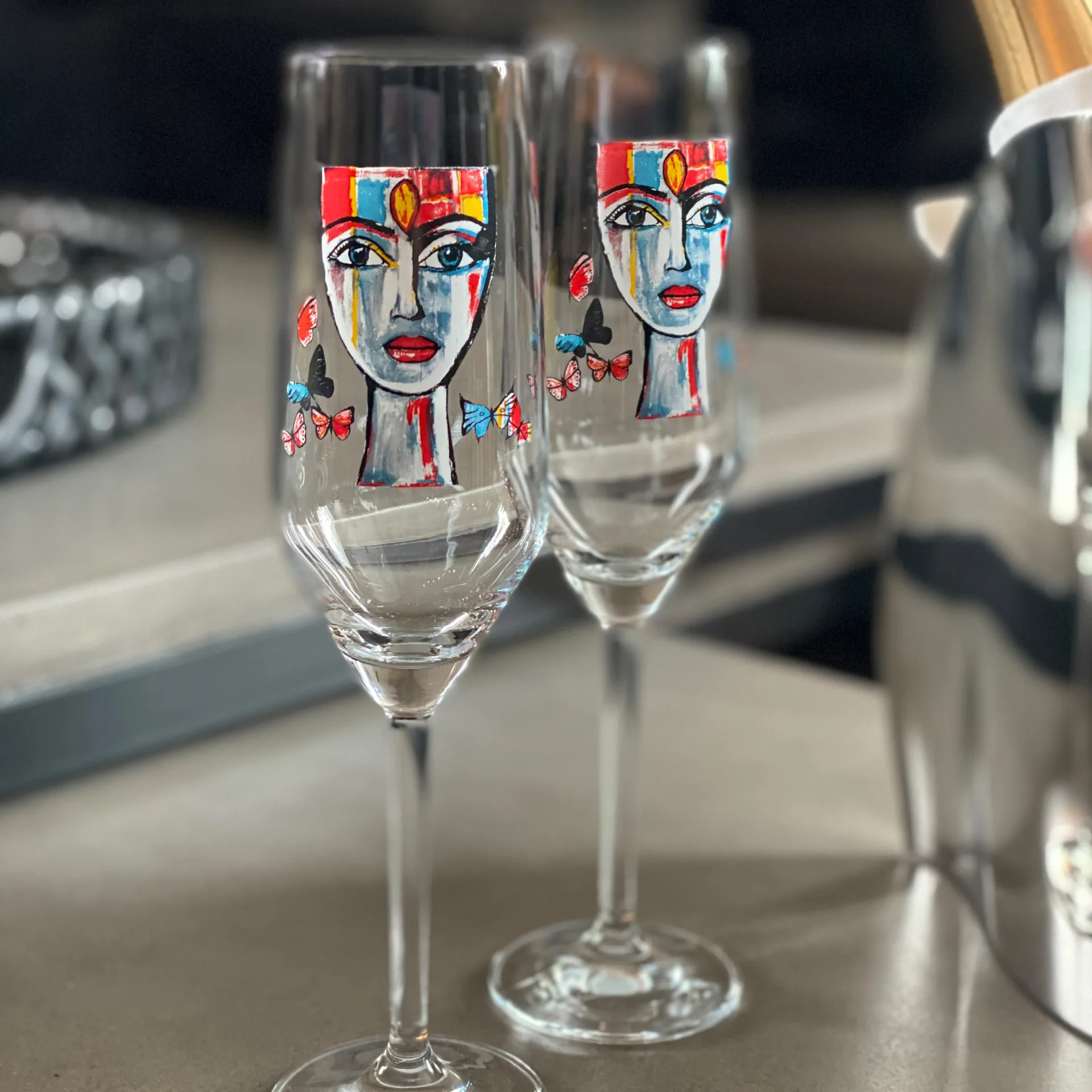 버터플라이 메신저 샴페인잔, 30 cl Carolina Gynning | 카롤리나 귀닝