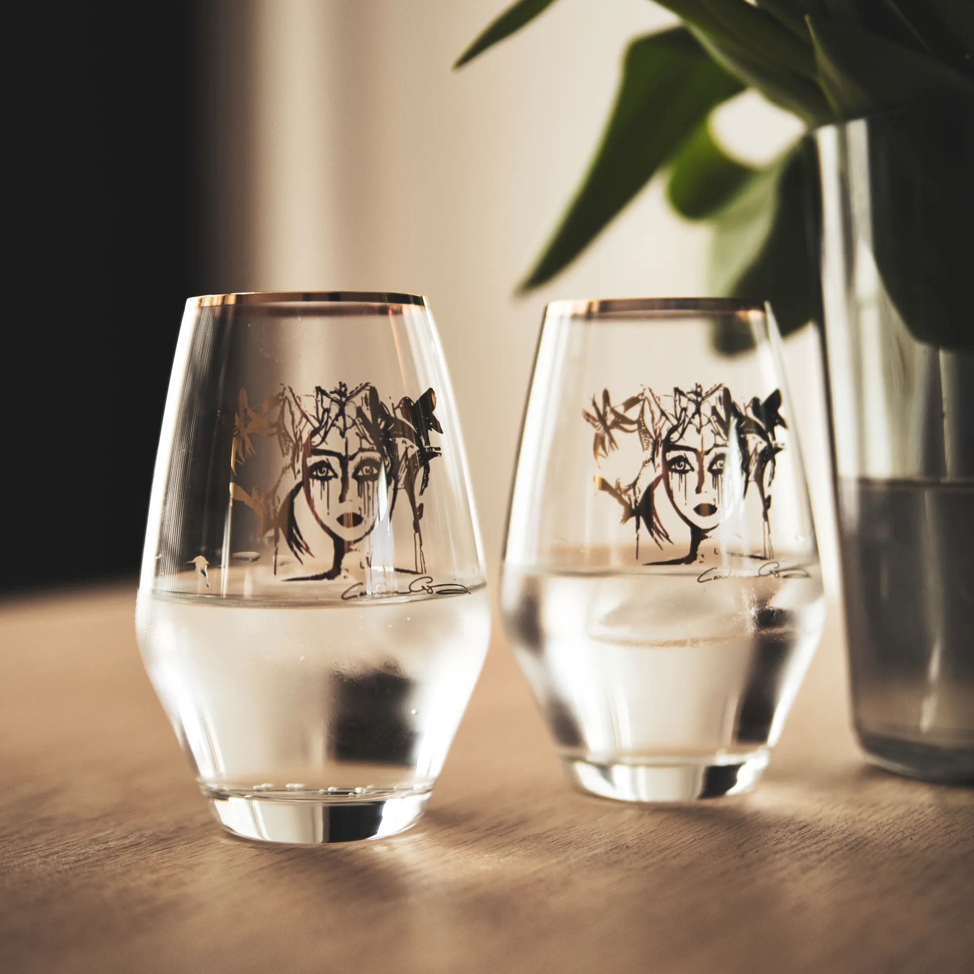 골드 에디션 슬라이스오브라이프 유리컵, 35 cl Carolina Gynning | 카롤리나 귀닝