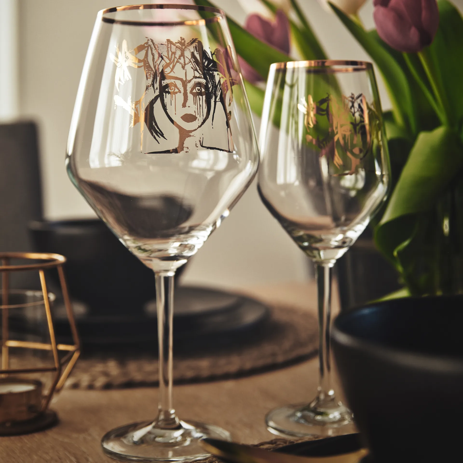 골드 에디션 슬라이스오브라이프 와인잔, 75 cl Carolina Gynning | 카롤리나 귀닝