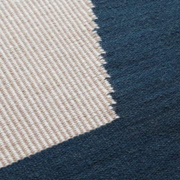 우나 울 카펫 180x270 cm - dark blue-beige-off white - Chhatwal & Jonsson | 샤트왈앤존슨
