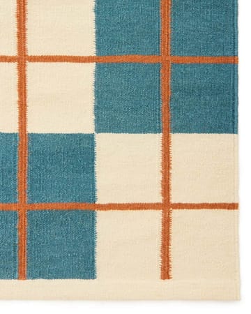 하벨리 러그 180x270 cm - Heaven blue-light khaki-rust - Chhatwal & Jonsson | 샤트왈앤존슨