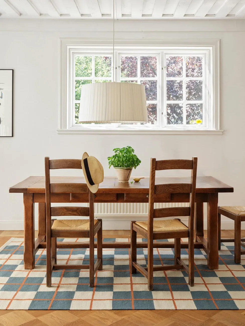 하벨리 러그 180x270 cm, Heaven blue-light khaki-rust Chhatwal & Jonsson | 샤트왈앤존슨