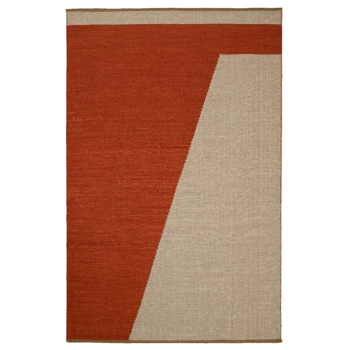 우나 울 카펫 180x270 cm - rust-beige-off white - Chhatwal & Jonsson | 샤트왈앤존슨