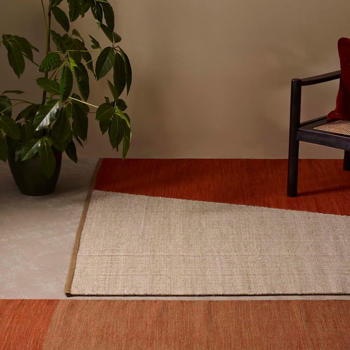 우나 울 카펫 180x270 cm, rust-beige-off white Chhatwal & Jonsson | 샤트왈앤존슨