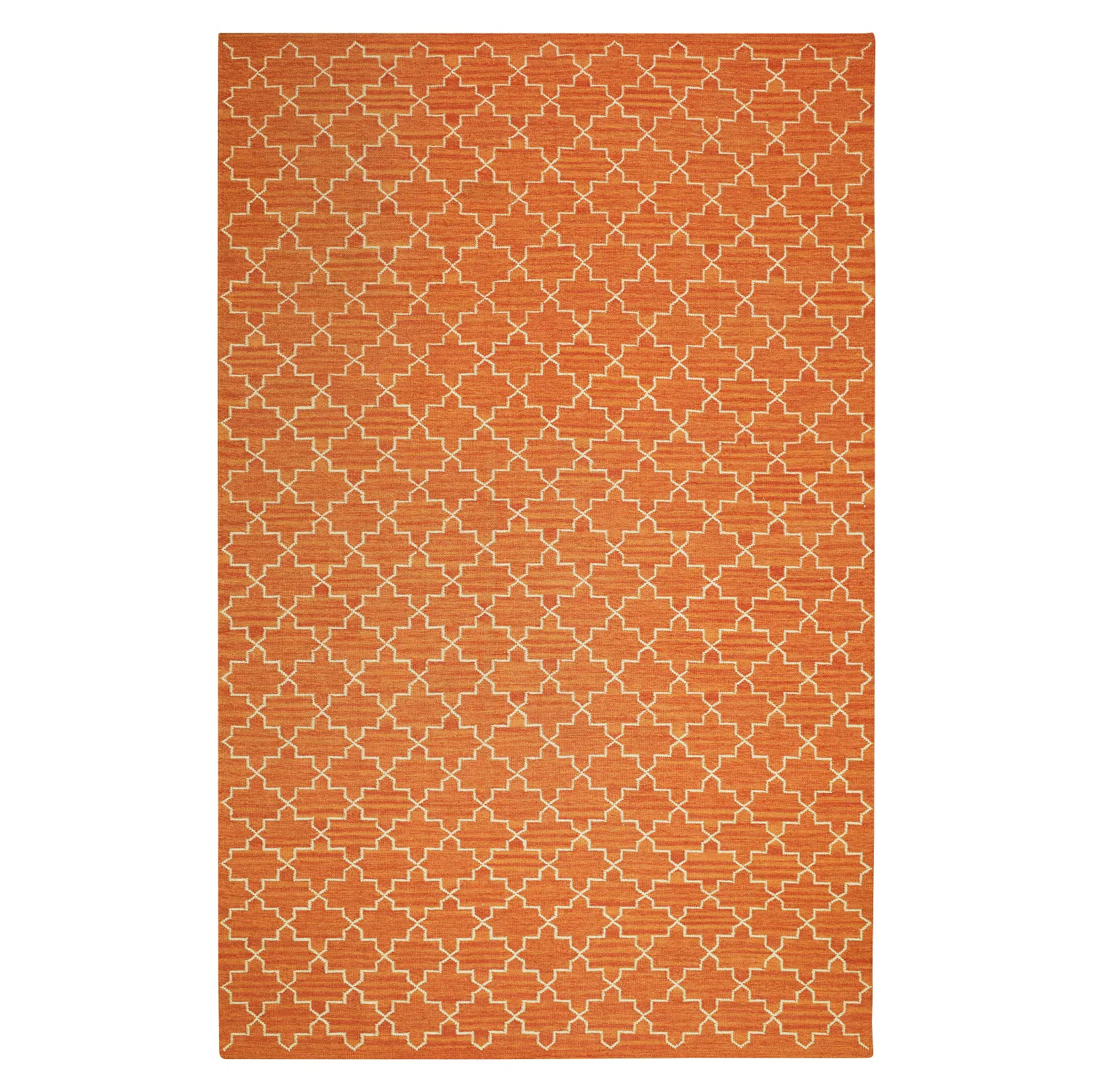 뉴 지오메트릭 러그 180x272 cm, Orange melange -off white Chhatwal & Jonsson | 샤트왈앤존슨