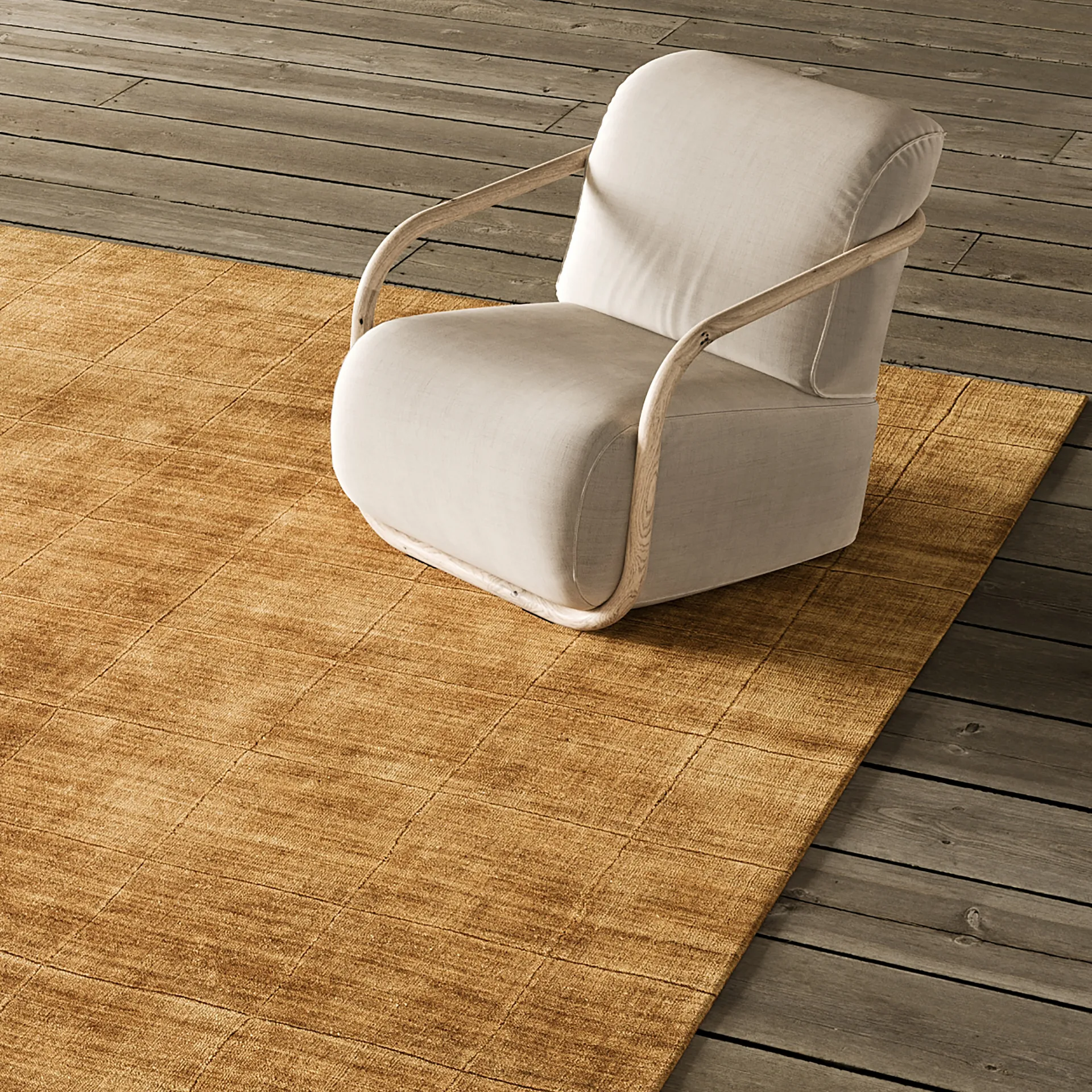 나리 울 러그 200x300 cm, Masala yellow Chhatwal & Jonsson | 샤트왈앤존슨