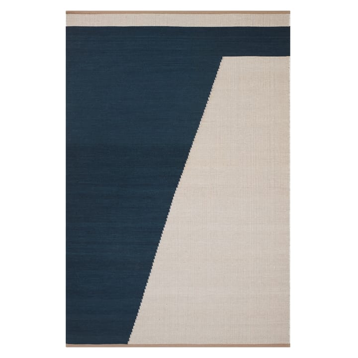 우나 울 카펫 230x320 cm - dark blue-beige-off white - Chhatwal & Jonsson | 샤트왈앤존슨