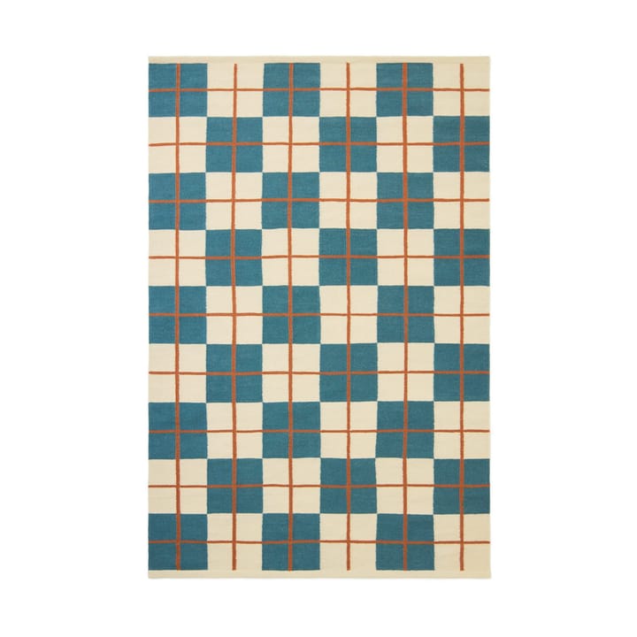 하벨리 러그 230x320 cm - Heaven blue-light khaki-rust - Chhatwal & Jonsson | 샤트왈앤존슨