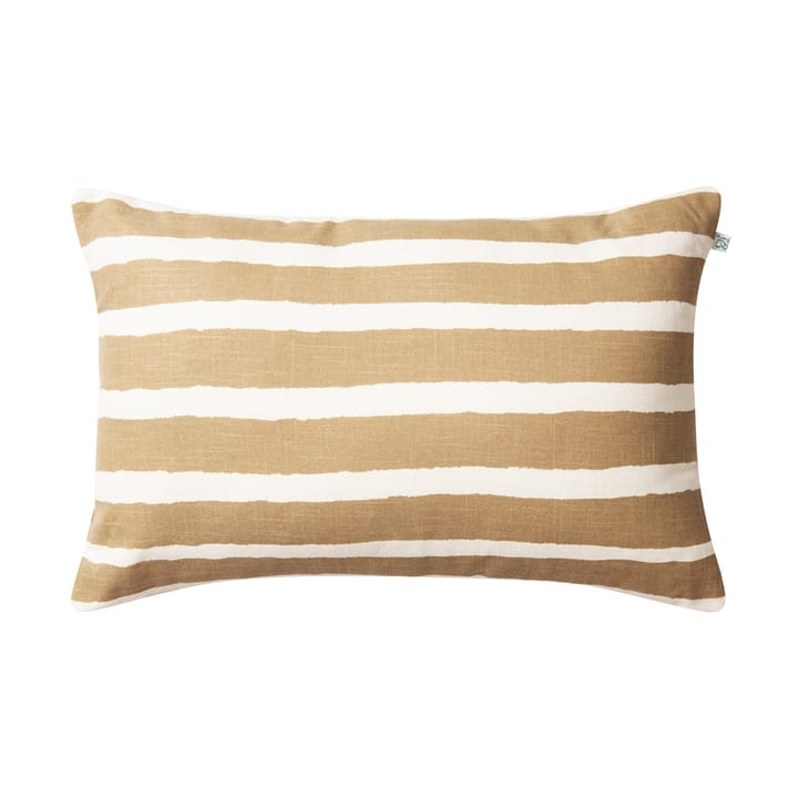 블록 스트라이프 아웃도어 쿠션 40x60 cm - Beige-off white - Chhatwal & Jonsson | 샤트왈앤존슨
