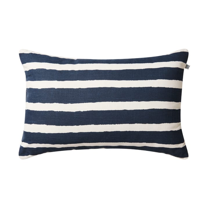 블록 스트라이프 아웃도어 쿠션 40x60 cm, Blue-off white Chhatwal & Jonsson | 샤트왈앤존슨