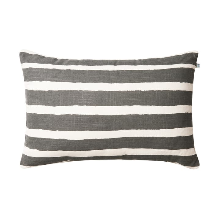 블록 스트라이프 아웃도어 쿠션 40x60 cm, Grey-off white Chhatwal & Jonsson | 샤트왈앤존슨