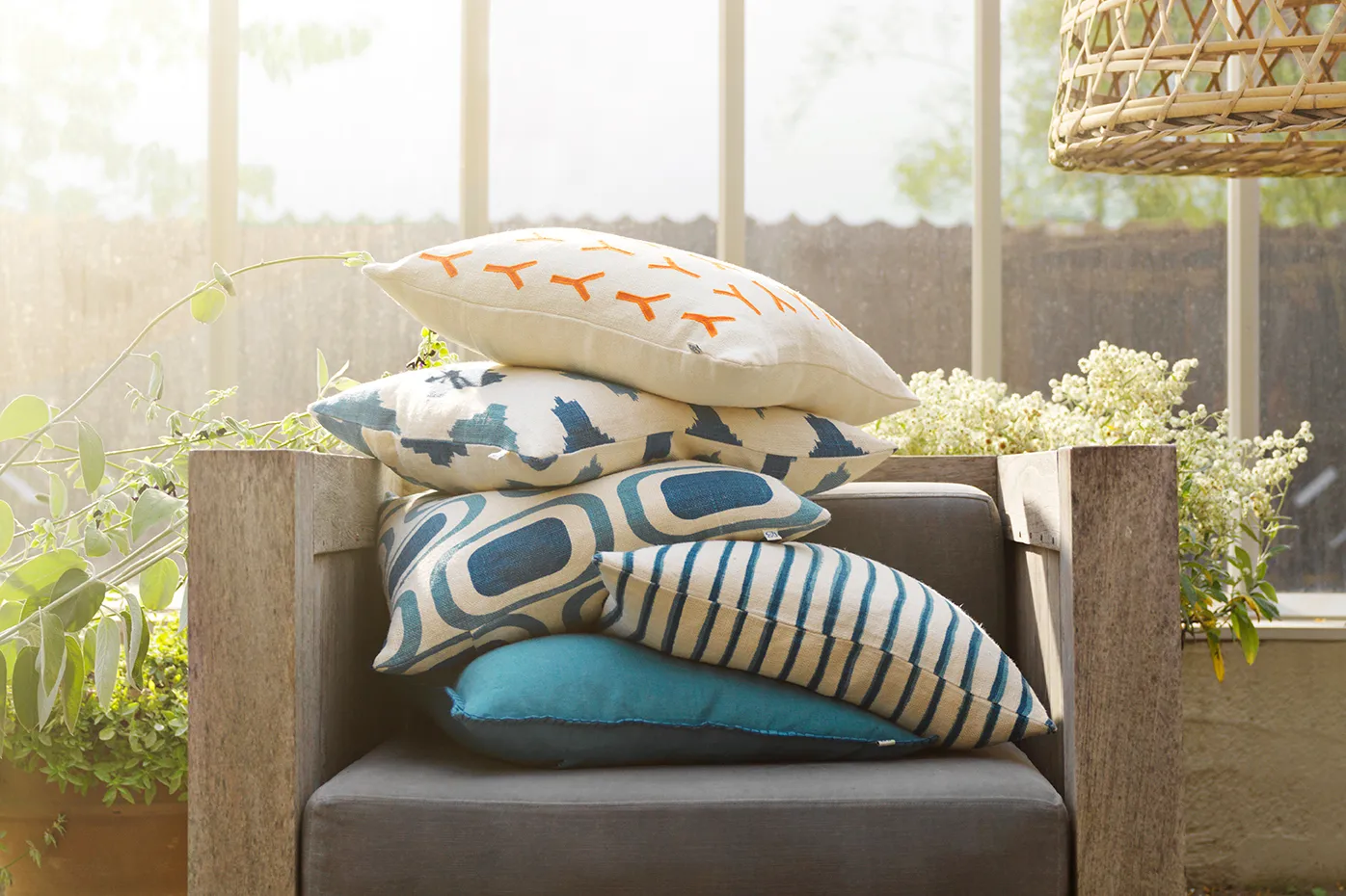 디반 베개커버 50x50 cm, Apricot orange Chhatwal & Jonsson | 샤트왈앤존슨