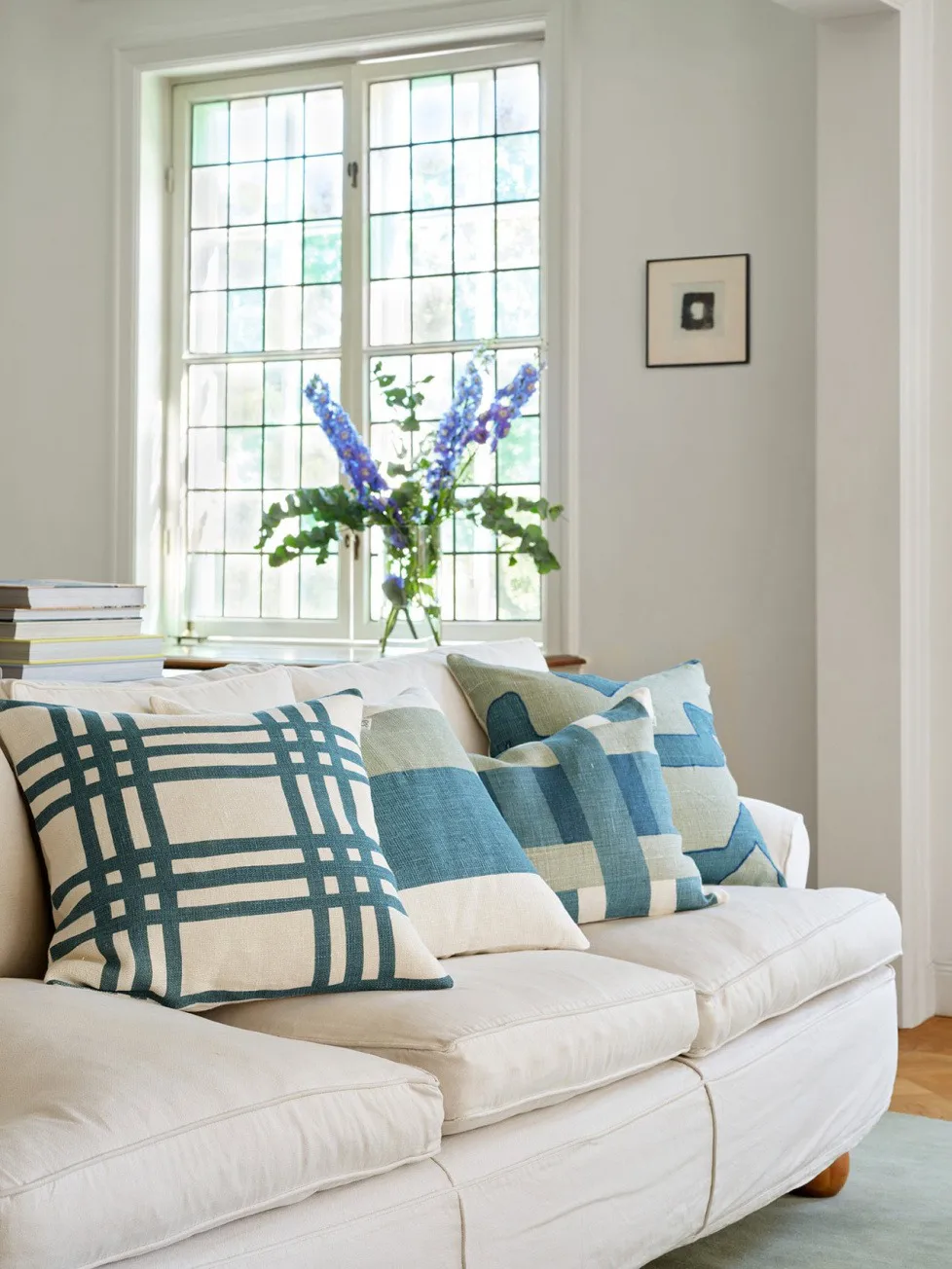 쿠마르 필로우케이스 50x50 cm, Aqua-heaven blue Chhatwal & Jonsson | 샤트왈앤존슨