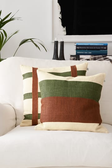 쿠마르 필로우케이스 50x50 cm - Cactus Green-Terracotta - Chhatwal & Jonsson | 샤트왈앤존슨