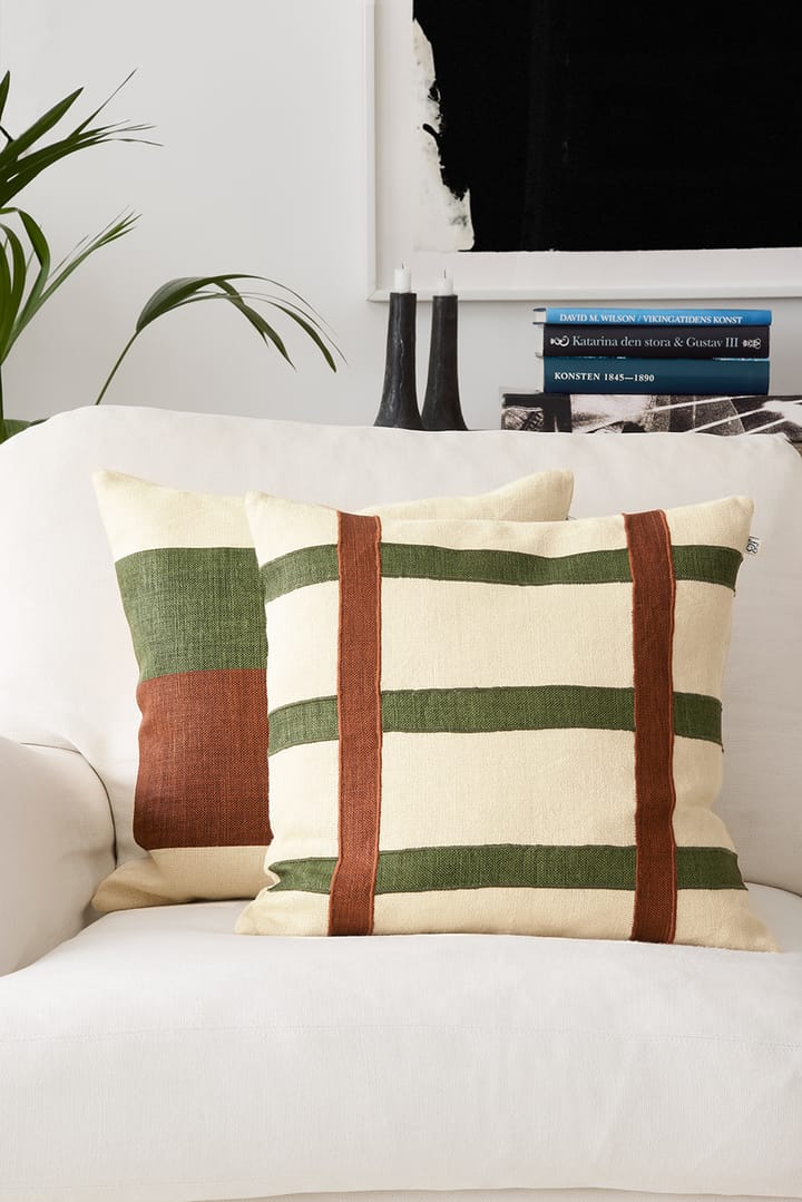 쿠마르 필로우케이스 50x50 cm, Cactus Green-Terracotta Chhatwal & Jonsson | 샤트왈앤존슨