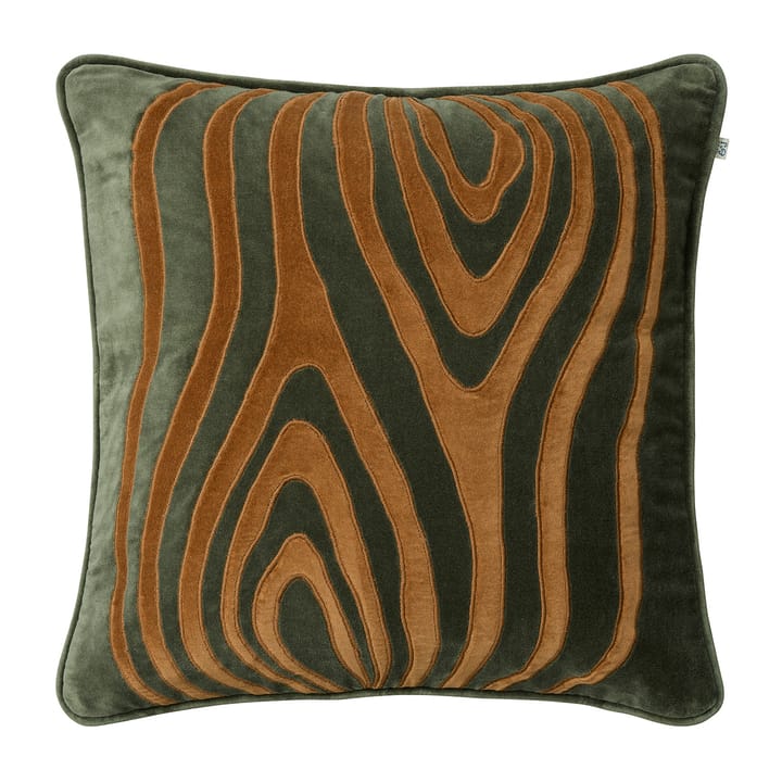 미타 쿠션 커버 50x50 cm - Forest green-cognac - Chhatwal & Jonsson | 샤트�왈앤존슨