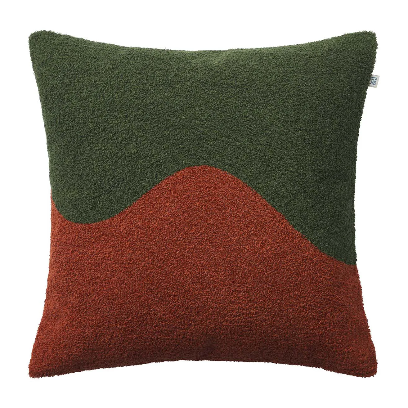 요기 쿠션커버 50x50 cm, Forest green-terracotta Chhatwal & Jonsson | 샤트왈앤존슨