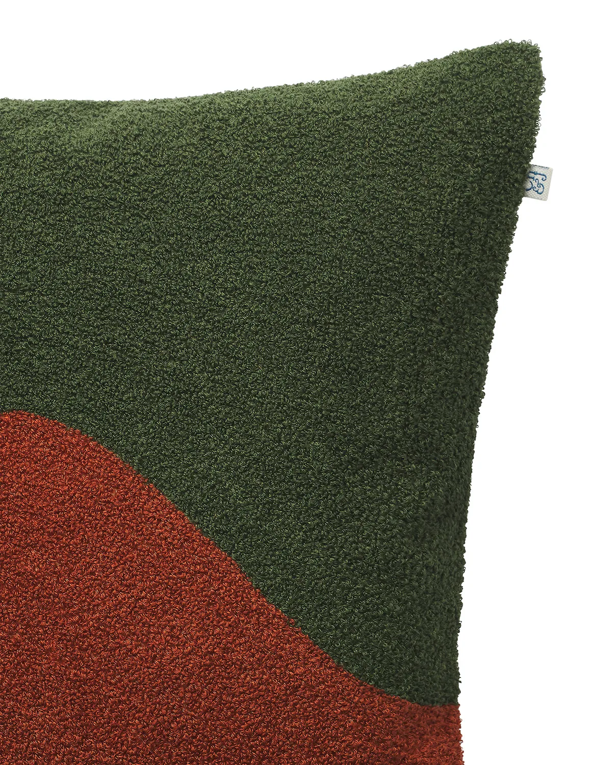 요기 쿠션커버 50x50 cm, Forest green-terracotta Chhatwal & Jonsson | 샤트왈앤존슨