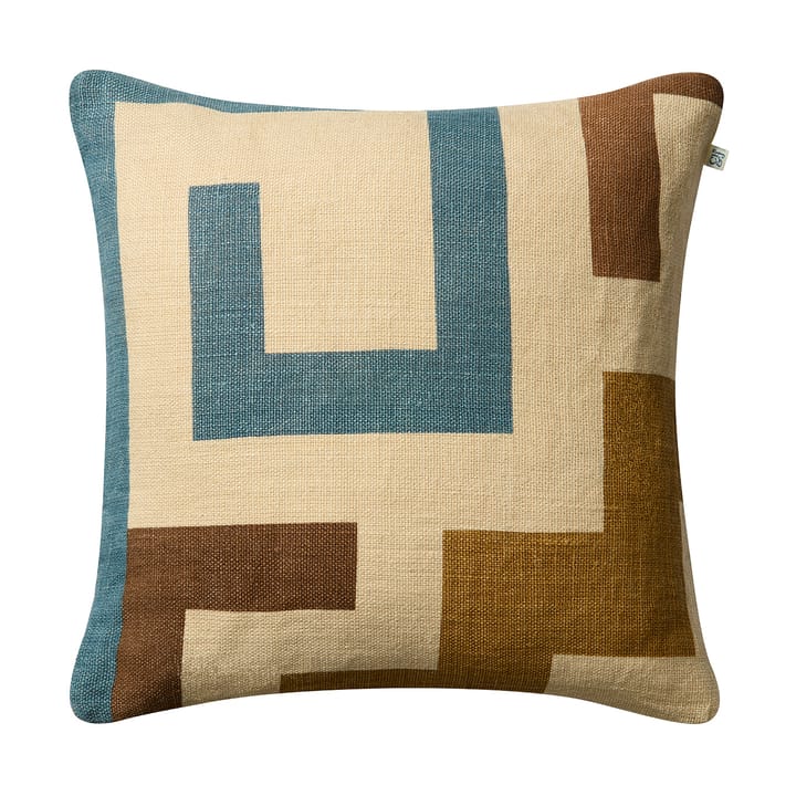 아만 쿠션 커버 50x50 cm - Heaven blue-taupe-khaki - Chhatwal & Jonsson | 샤트왈앤존슨