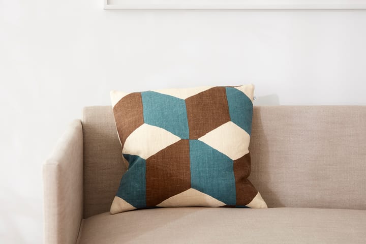 하와 베개커버 50x50 cm, Light beige-heaven blue-taupe Chhatwal & Jonsson | 샤트왈앤존슨