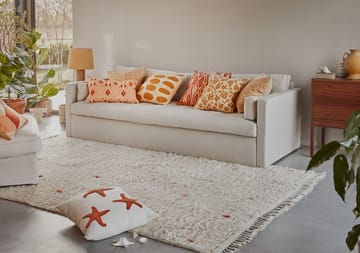 인두 베개커버 50x50 cm - Light beige-spicy yellow - Chhatwal & Jonsson | 샤트왈앤존슨