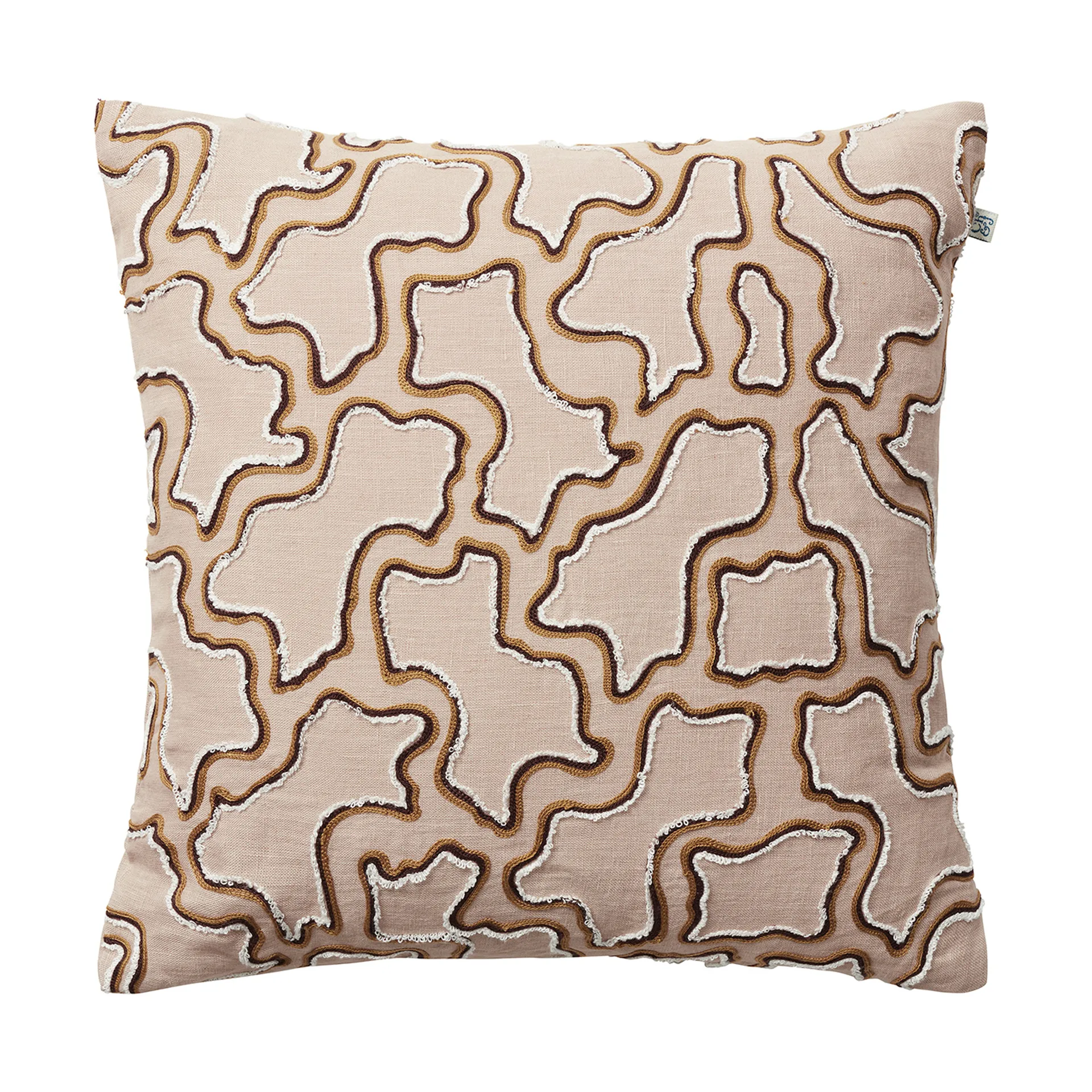 카말 베개커버 50x50 cm, Masala Yellow-Cognac-Off White Chhatwal & Jonsson | 샤트왈앤존슨