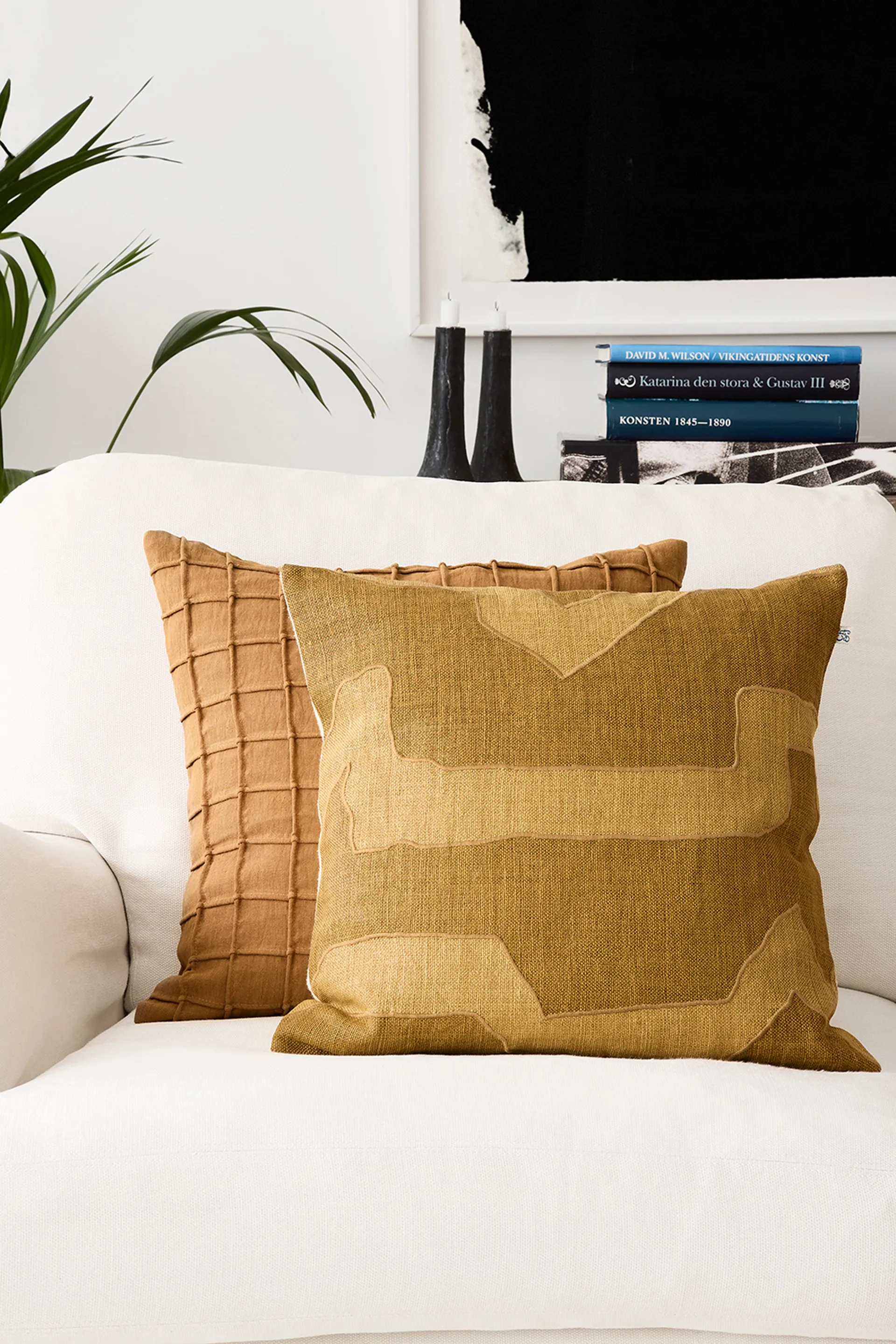 시킴 필로우케이스 50x50 cm, Spicy Yellow-Masala Yellow Chhatwal & Jonsson | 샤트왈앤존슨