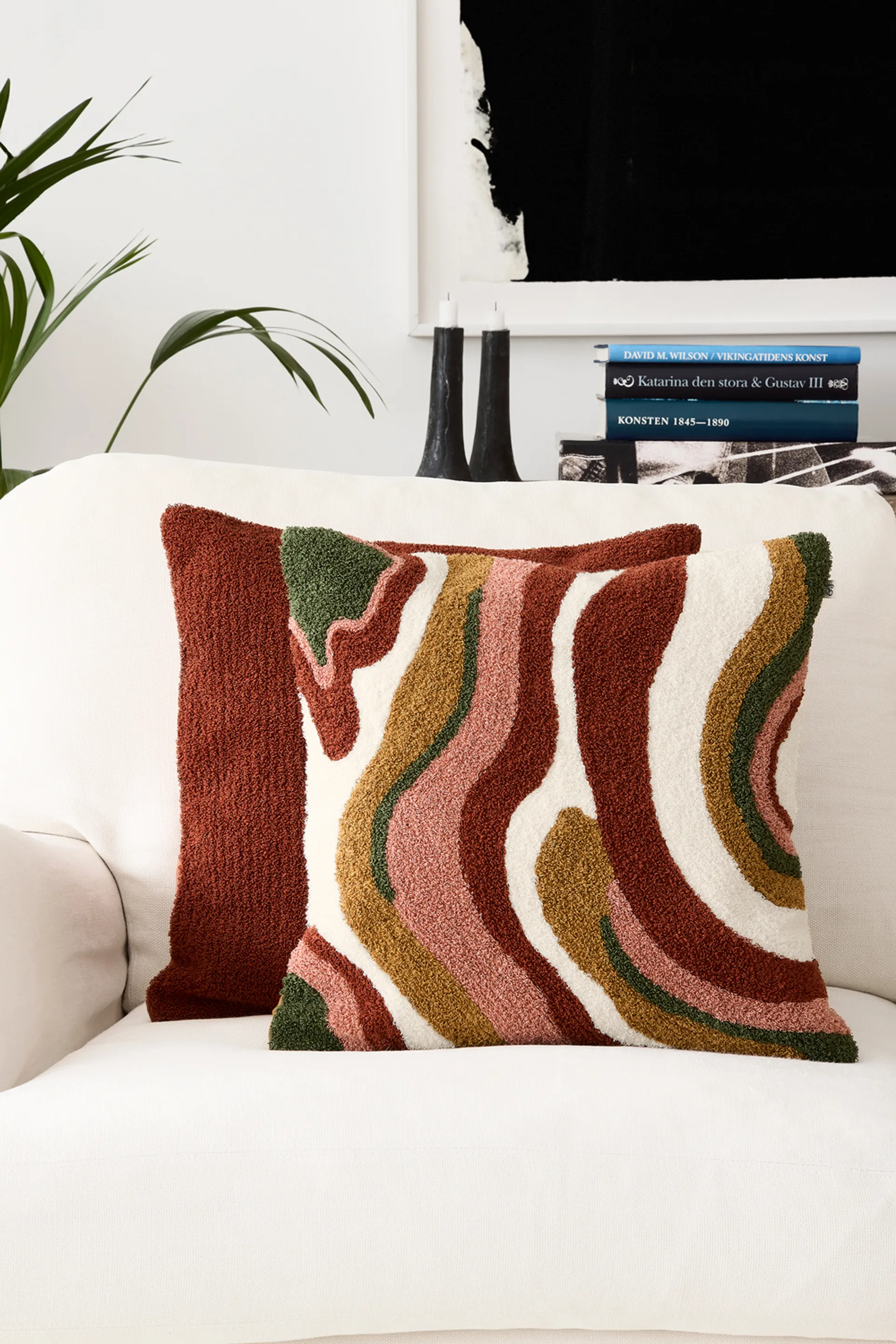 마니 쿠션 커버 50x50 cm, Terracotta Chhatwal & Jonsson | 샤트왈앤존슨