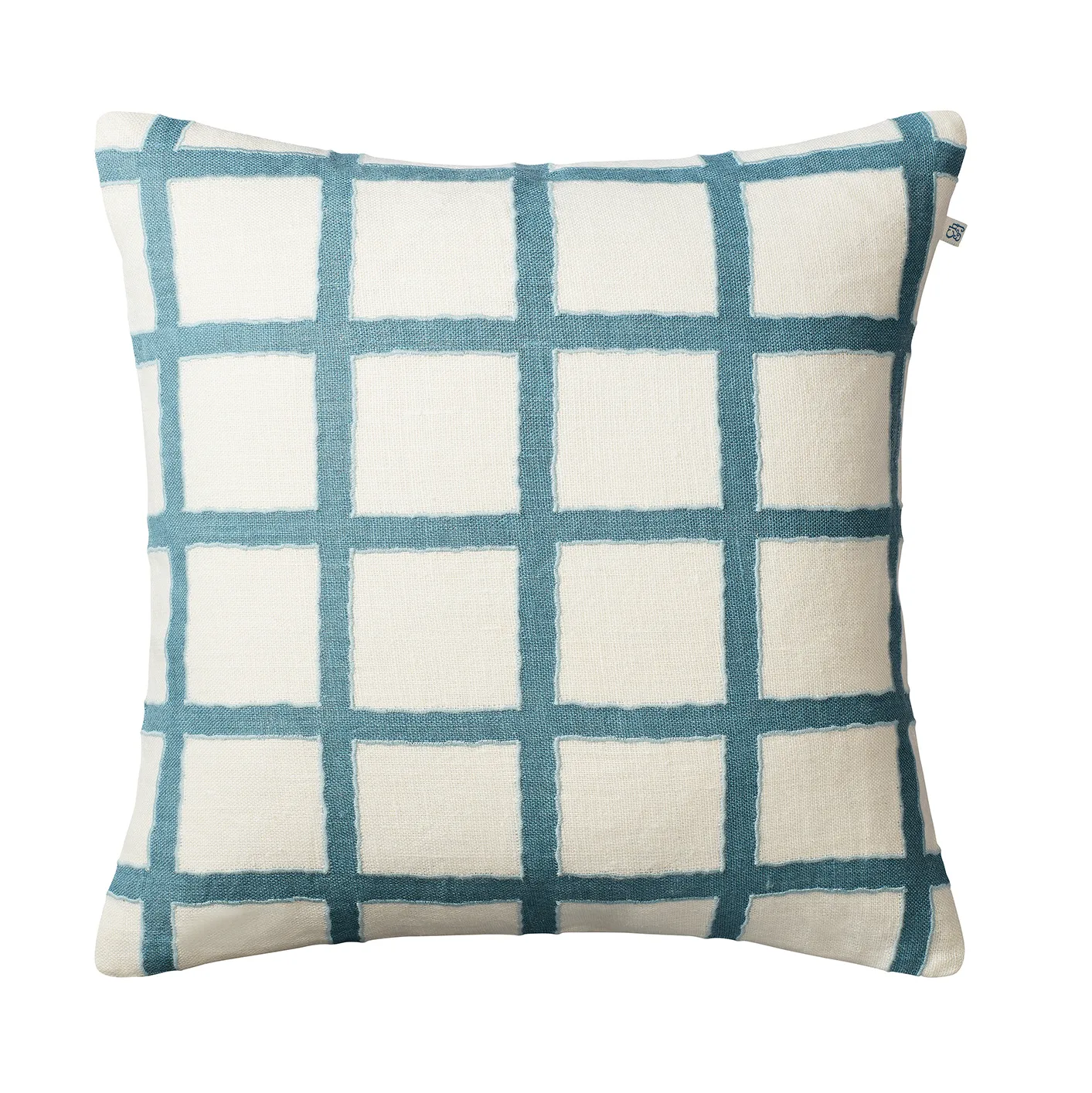 아마르 쿠션 커버 50x50 cm, white-blue-aqua Chhatwal & Jonsson | 샤트왈앤존슨