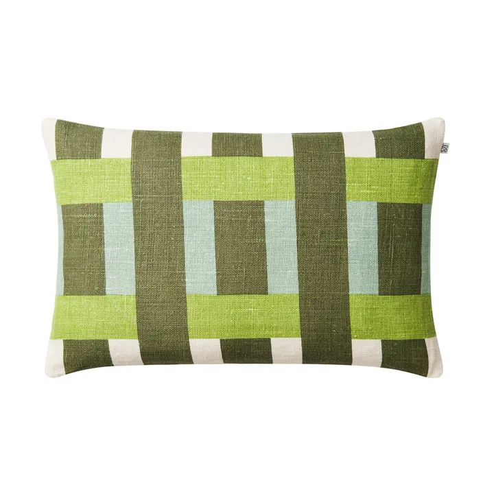 베나라스 쿠션 커버 - Cactus green-lime-aqua, 40x60 cm - Chhatwal & Jonsson | 샤트왈앤존슨