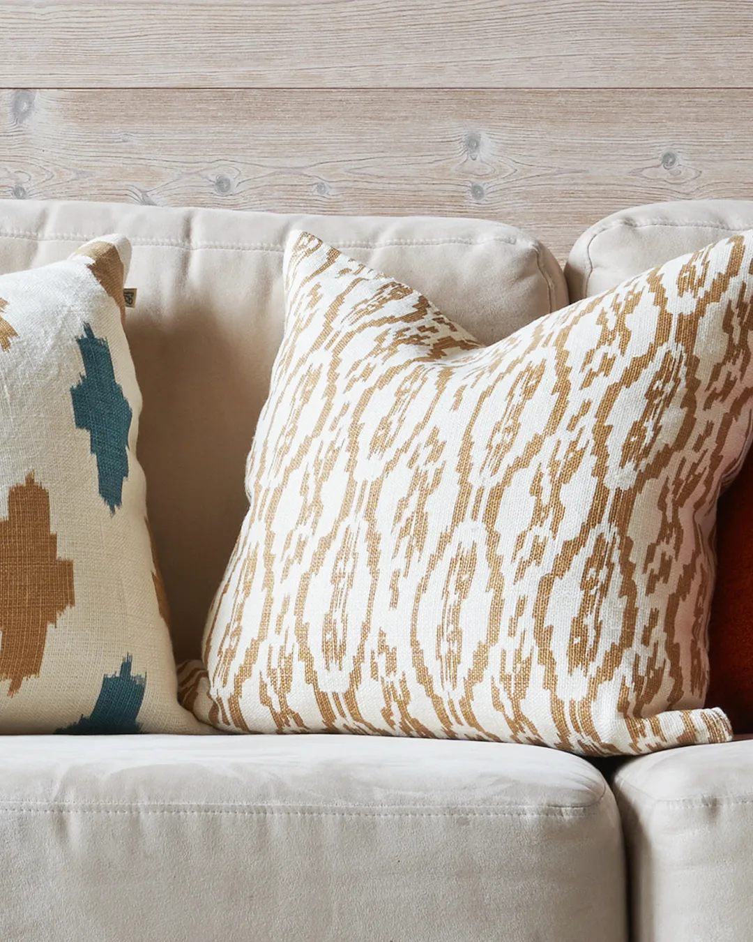 Deccan 쿠션 커버 50x50 cm, Khaki Chhatwal & Jonsson | 샤트왈앤존슨