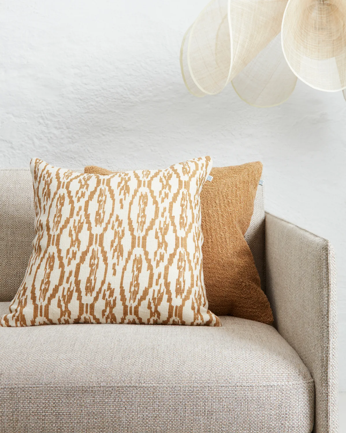 Deccan 쿠션 커버 50x50 cm, Khaki Chhatwal & Jonsson | 샤트왈앤존슨